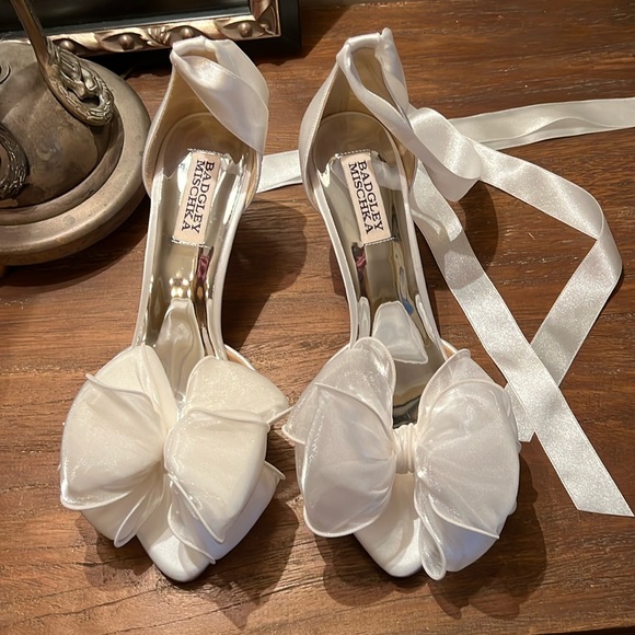 Badgley Mischka Neryssa Bridal Heels💍 - Picture 2 of 14